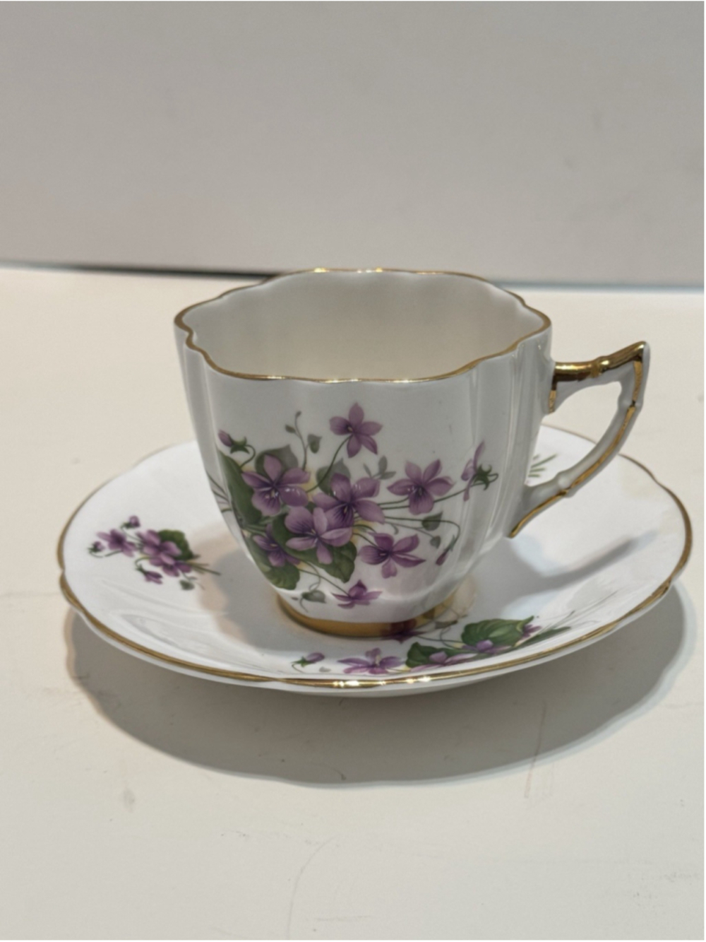Vintage Royal London Bone China England Tea Cup & Saucer